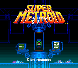 Super Metroid - Low Impact SV (Easy Version) Title Screen
